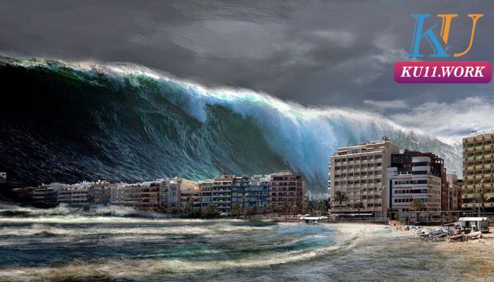 Mơ thấy sóng thần rất lớn tượng trưng cho sự mạnh mẽ